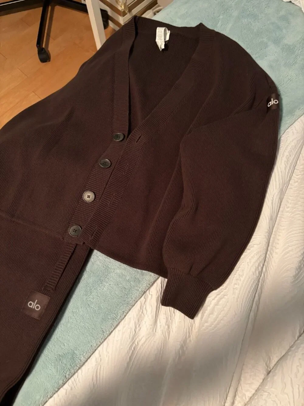 ALO Brown Sweater Track Suit